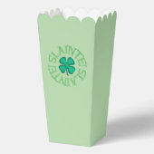 Ballotins boîtes de pop-corn vert Slainte (Recto)