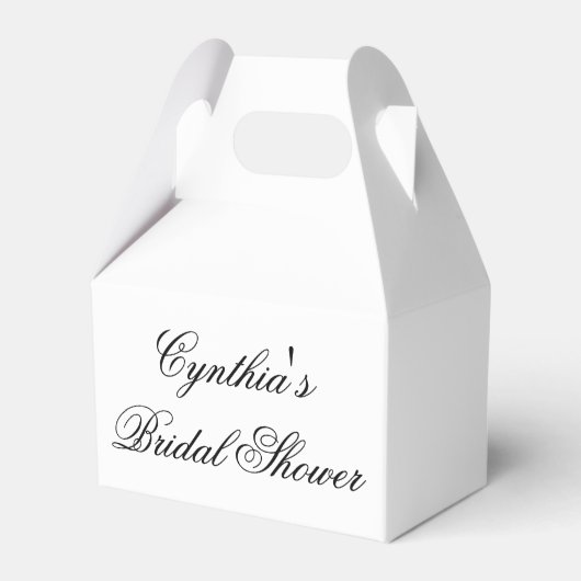 Ballotins Boîtes de préférence de la Fête des mariées person (Verso)