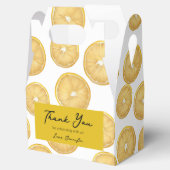 Ballotins Boîtes de remerciement d'anniversaire (Citron) (Ouvert)