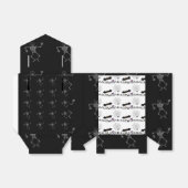 Ballotins Boîtes de traitement noir et blanc d'Halloween pou (Déplié)