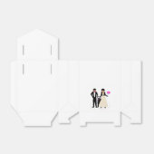 Ballotins Boîtes favorites pour le mariage de motard (Déplié)