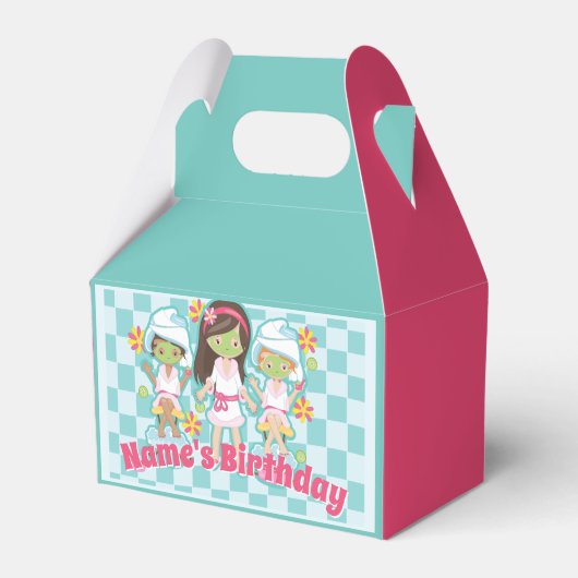 Ballotins Boîtes Gables À Thème spa (Verso)