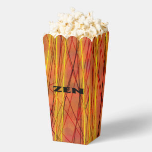 Ballotins Boîtes pop-corn en fil noir zen