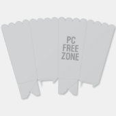 Ballotins Boîtes pop-corn gris Zone PC (Déplié)
