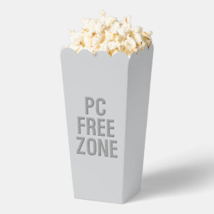 Ballotins Boîtes pop-corn gris Zone PC