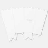 Ballotins Boîtes pop-corn Zen blanc (Déplié)