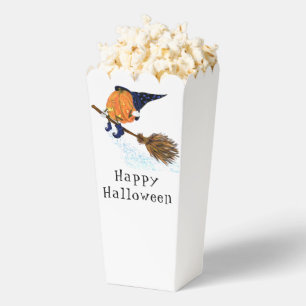 Ballotins Boîtes Popcorn Citrouille de sorcières d'Halloween