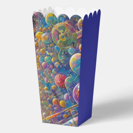 Ballotins Boîtes popcorn Space Race (Verso)