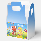 Ballotins Boîtier de fête d'anniversaire personnalisé 3 ans (Ouvert)