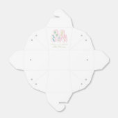 Ballotins Boîtier en mosaïque rose et vert du Mahjong (Déplié)