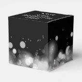 Ballotins Bokeh noir et blanc personnalisé (Arrière)