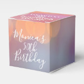 Ballotins Bokeh rose coloré illumine Merci 2" (Verso)