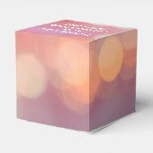 Ballotins Bokeh rose coloré illumine Merci 2" (Arrière)