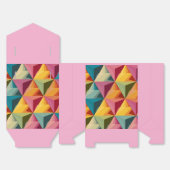 Ballotins Bold Geometric Triangle Pattern  (Déplié)