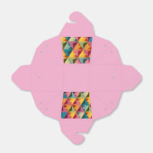 Ballotins Bold Geometric Triangle Pattern  (Déplié)