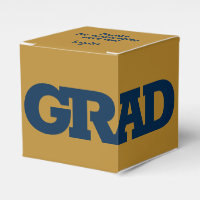 Bold GRAD Marine et Gold Graduation Party