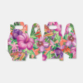 Ballotins Bold Tropical Hawaiian Flowers Motif (Déplié)