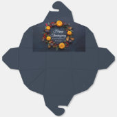 Ballotins Bon thanksgiving Custom Citrouille Wreath Moderne (Déplié)