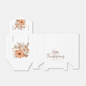 Ballotins Bon thanksgiving de noms de script de fleurs d'aut (Déplié)