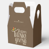 Ballotins Bon thanksgiving | Feuilles automnales (Ouvert)