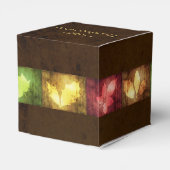 Ballotins Bon thanksgiving Grunge Feuilles (Arrière)