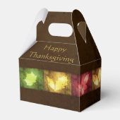 Ballotins Bon thanksgiving Grunge Feuilles (Verso)