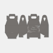 Ballotins Bon thanksgiving motif gris chaud (Déplié)