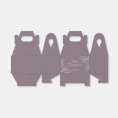 Ballotins Bon thanksgiving Motif Mauve Leaf (Déplié)