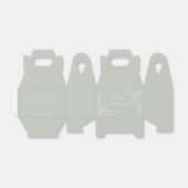 Ballotins Bon thanksgiving Motif Sage Green Leaf (Déplié)