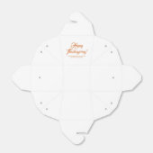 Ballotins Bon thanksgiving orange épice texte du script pers (Déplié)