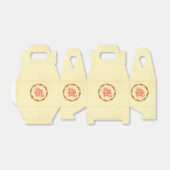 Ballotins Bon thanksgiving Red Gold Wreath (Déplié)