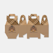 Ballotins Bon thanksgiving turkey ajouter un message de nom (Déplié)