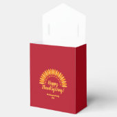 Ballotins Bon thanksgiving Yellows Red Ajouter Nom et année (Ouvert)