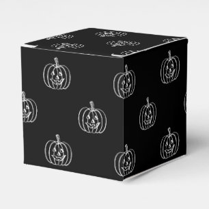Ballotins Bonbons blanc noir Jack-o'-lantern d'Halloween