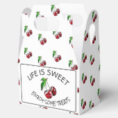 Ballotins Bonbons de cerises de style rétro ou boîte de cupc (Ouvert)