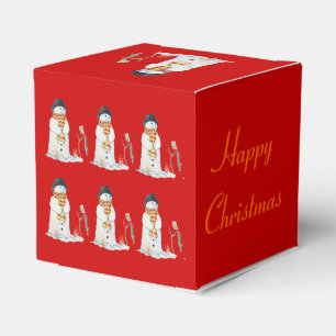 Ballotins Bonhomme de neige mignon avec le bas de Noël