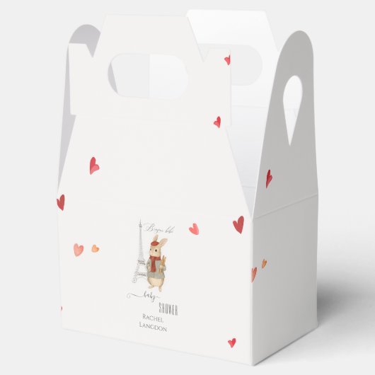 Ballotins Bonjour Bebe French Rabbit Baby shower (Ouvert)