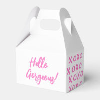 Bonjour Magnifique ! XOXO magenta blanc rose