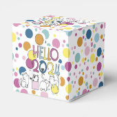 Ballotins Bonjour Nouvel An 2024 Avec Jouer Aux Chats (Arrière)