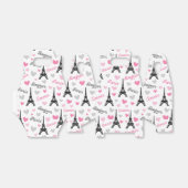 Ballotins Bonjour Paris motif party boîte de préférence (Déplié)