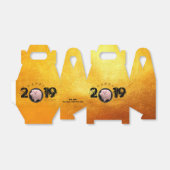Ballotins Bonne année PIg 2019 Ballotin d'or 3D original 1 (Déplié)
