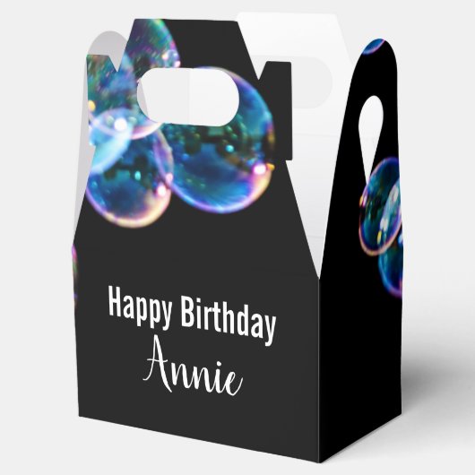 Ballotins Bonne Bulles de savon d'anniversaire avec nom pers (Ouvert)