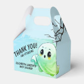 Ballotins Boo Baby shower Halloween Bleu à thème mignonne fê (Arrière)