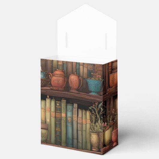 Ballotins Books, Teapots and Plants on Shelves (Ouvert)