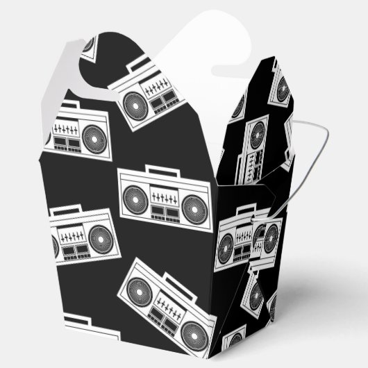 Ballotins Boombox de musique Imprimer Boombox Motif d'art No (Ouvert)