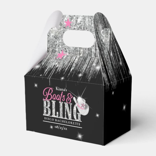 Ballotins Boots 'n Bling Disco Bachelorette Noir ID925 (Verso)