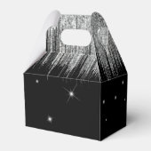 Ballotins Boots 'n Bling Disco Bachelorette Sarcelle Noir ID (Arrière)