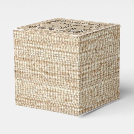 Ballotins Bordure de coquillage sur Mariage de poids Brown (Verso)