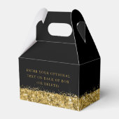 Ballotins Bordure de Parties scintillant d'or noir Parti per (Arrière)