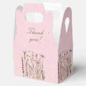 Ballotins Bordure Fleur sauvage rose sur un Arrière - plan r (Ouvert)